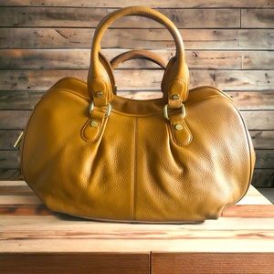 BODHI Bag “Doctor Satchel” Mustard Gold Hardware Zip Size 8”H x 14”L x 5.5”W